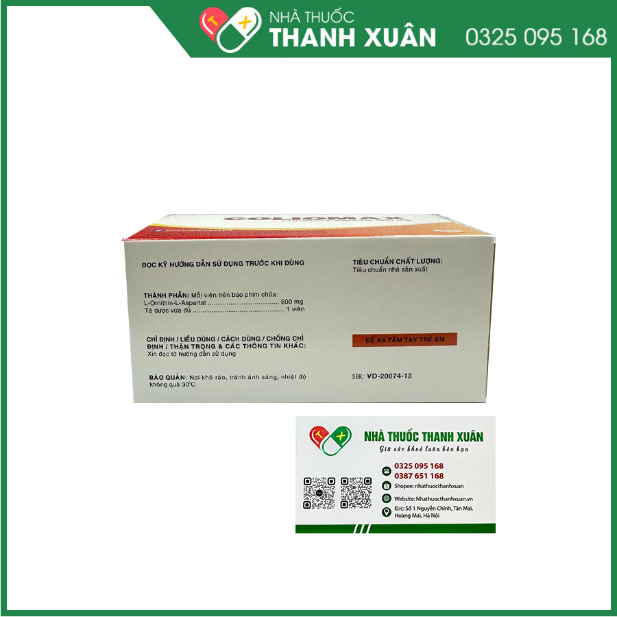 Thuốc Coliomax điều trị tăng amoniac đến bệnh gan cấp tính và mạn tính xơ gan